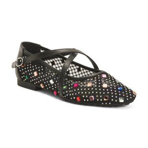 CECELIA NEW YORK Mercy Rhinestone Ballet Flats